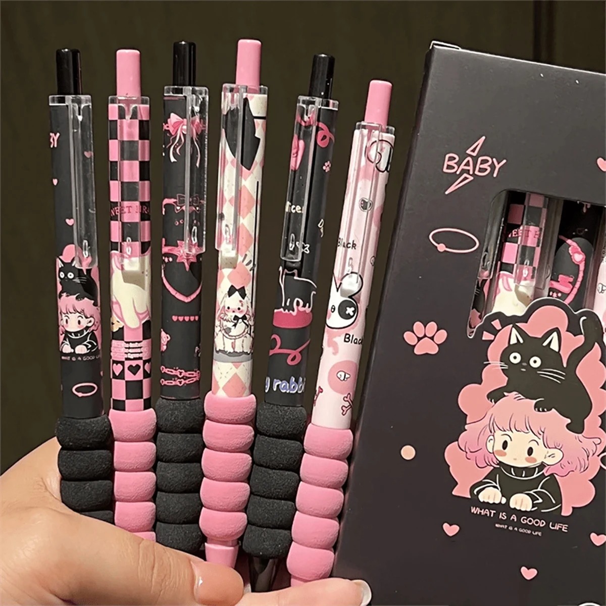 6-Piece Fashionable Cute Neutr - Ideal Stationery & Office Supply 评论和价格