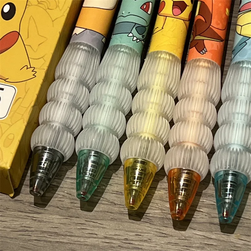 5pcs Pikachu Gel Pen Set Pokem - Gel Ink Pen Set 评论和价格