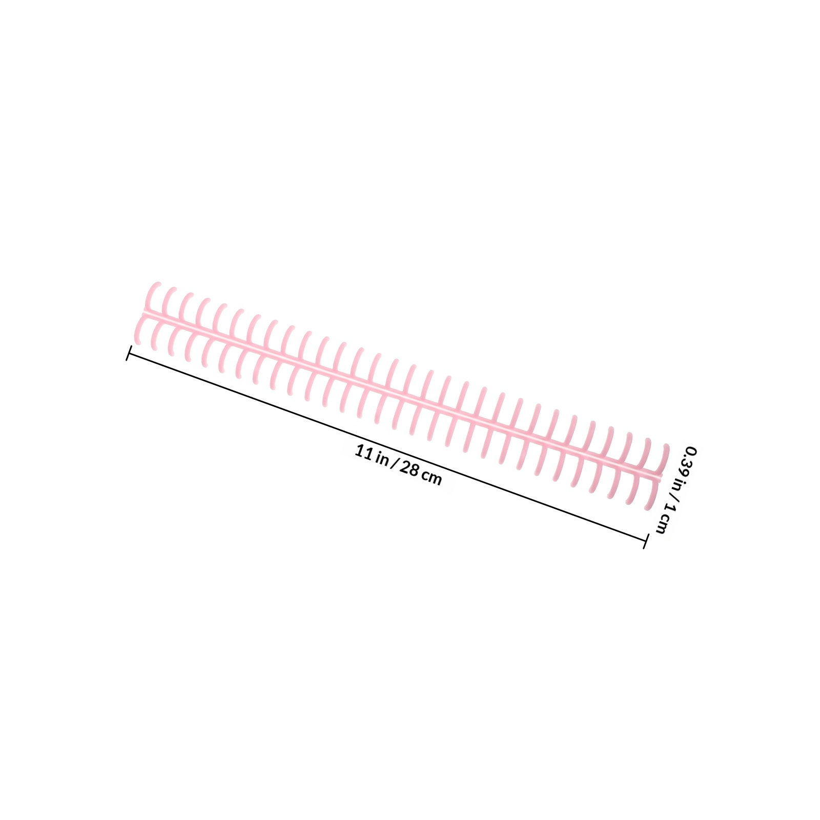 10Pcs Loose Leaf Binding Rings - Binding Comb Plastic 评论和价格