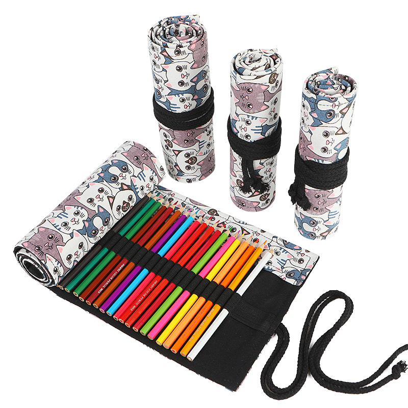 72 Slots School Pencil Case Ro - Pen Pouch Roll 评论和价格