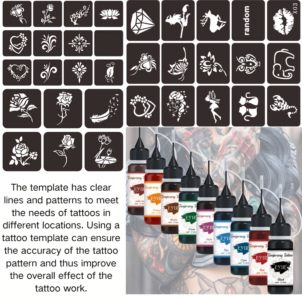 12 Colors Temporary Tattoo Gel - Gel Ink Pen Set 评论和价格