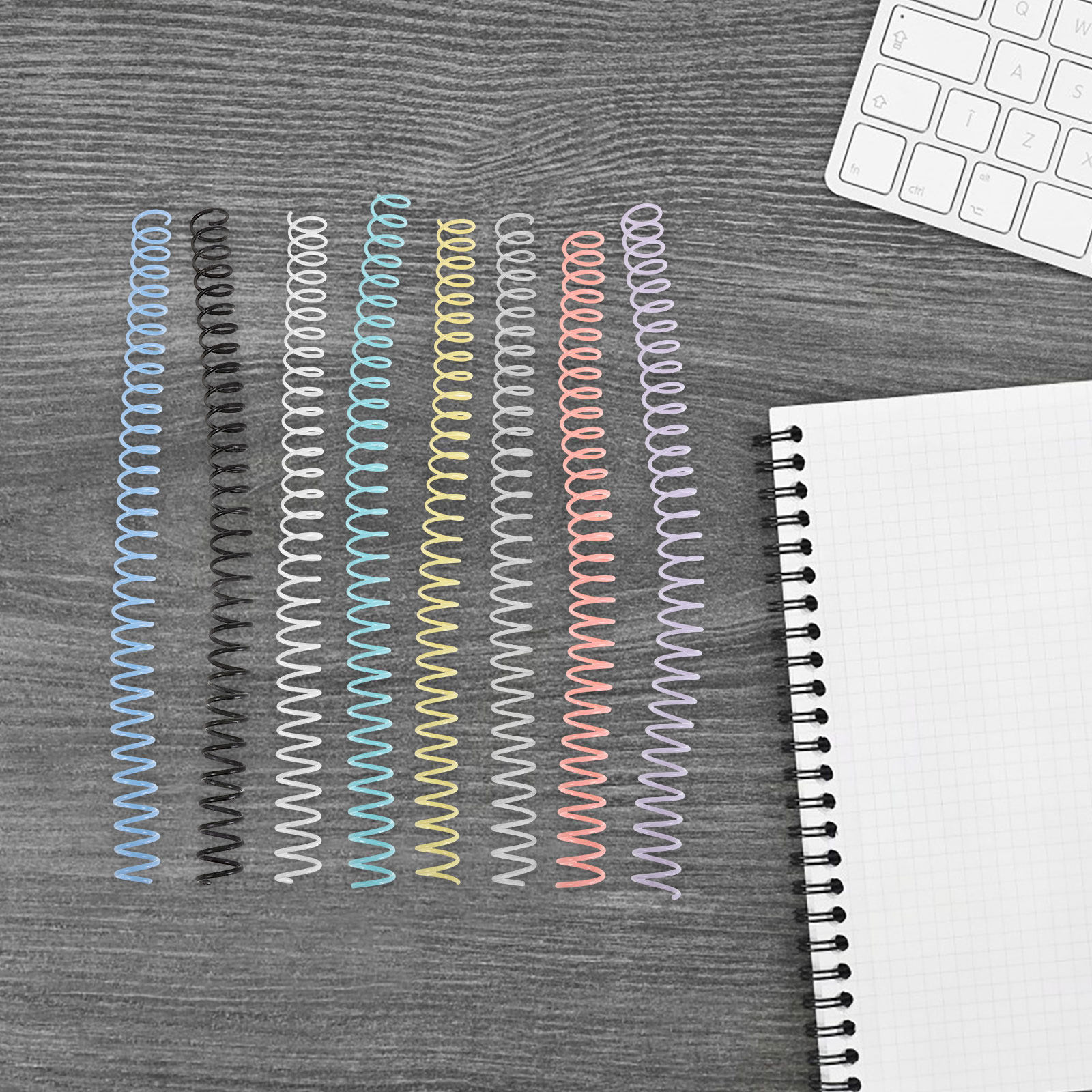 8Pcs Plastic Spiral Binding Co - Binding Comb Plastic 评论和价格