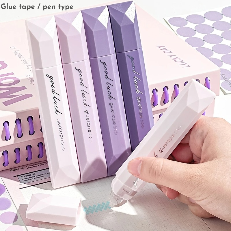 4pcs Gradient Color Glue Tape, - Glue Stick Pack 评论和价格