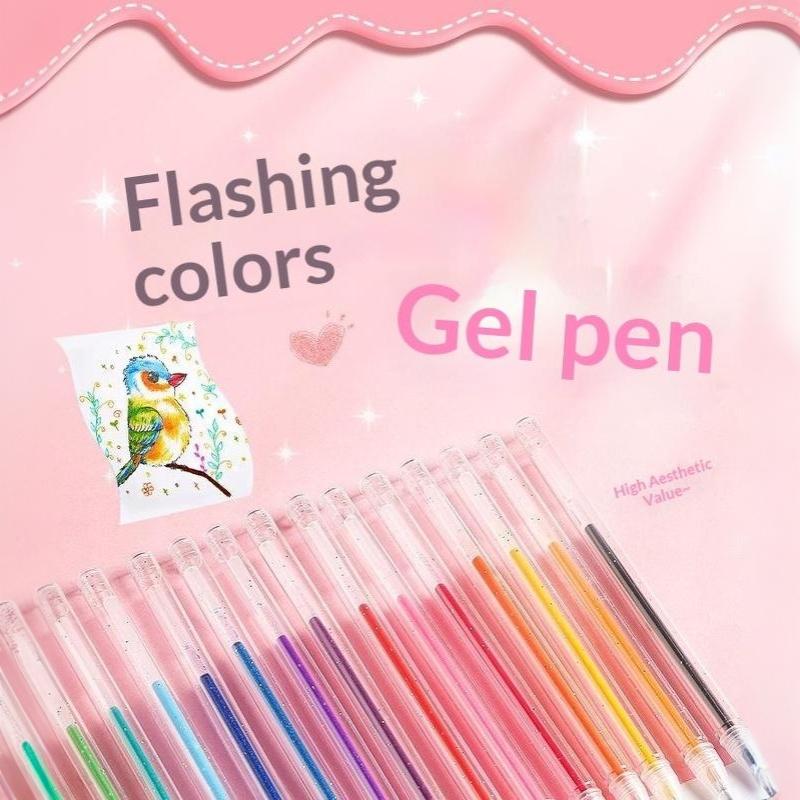 8/12/18 Colors Glitter Gel Pen - Gel Ink Pen Set 评论和价格