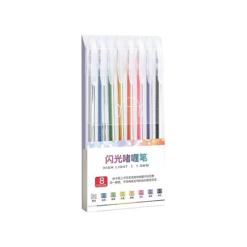8/12/18 Colors Glitter Gel Pen - Gel Ink Pen Set 评论和价格