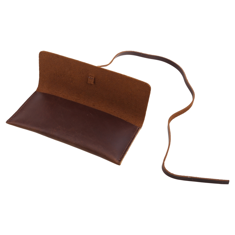 Handmade Cowhide Leather Pen B - Pen Pouch Roll 评论和价格