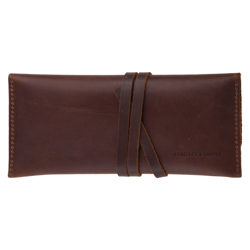 Handmade Cowhide Leather Pen B - Pen Pouch Roll 评论和价格