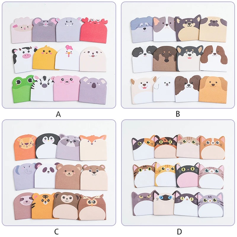 240pcs Lovely Animal Shaped Bl - Supply Of Office Stationery 评论和价格