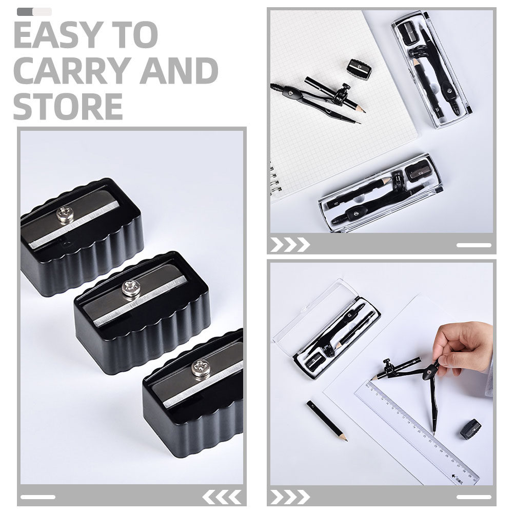 1Set Sturdy Geometry Compasses - Compass Geometry Set 评论和价格