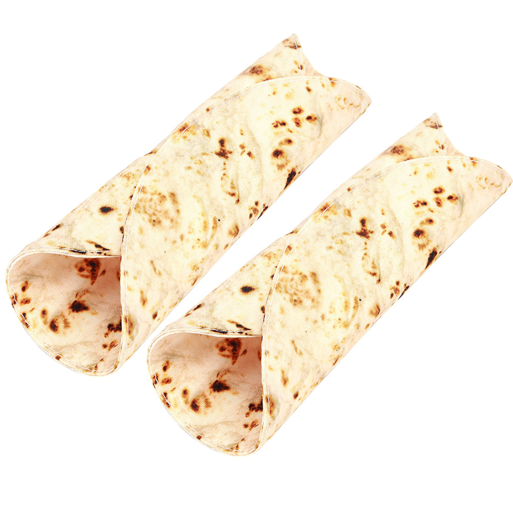 2Pcs Tortilla Pattern Canvas R - Pen Pouch Roll 评论和价格