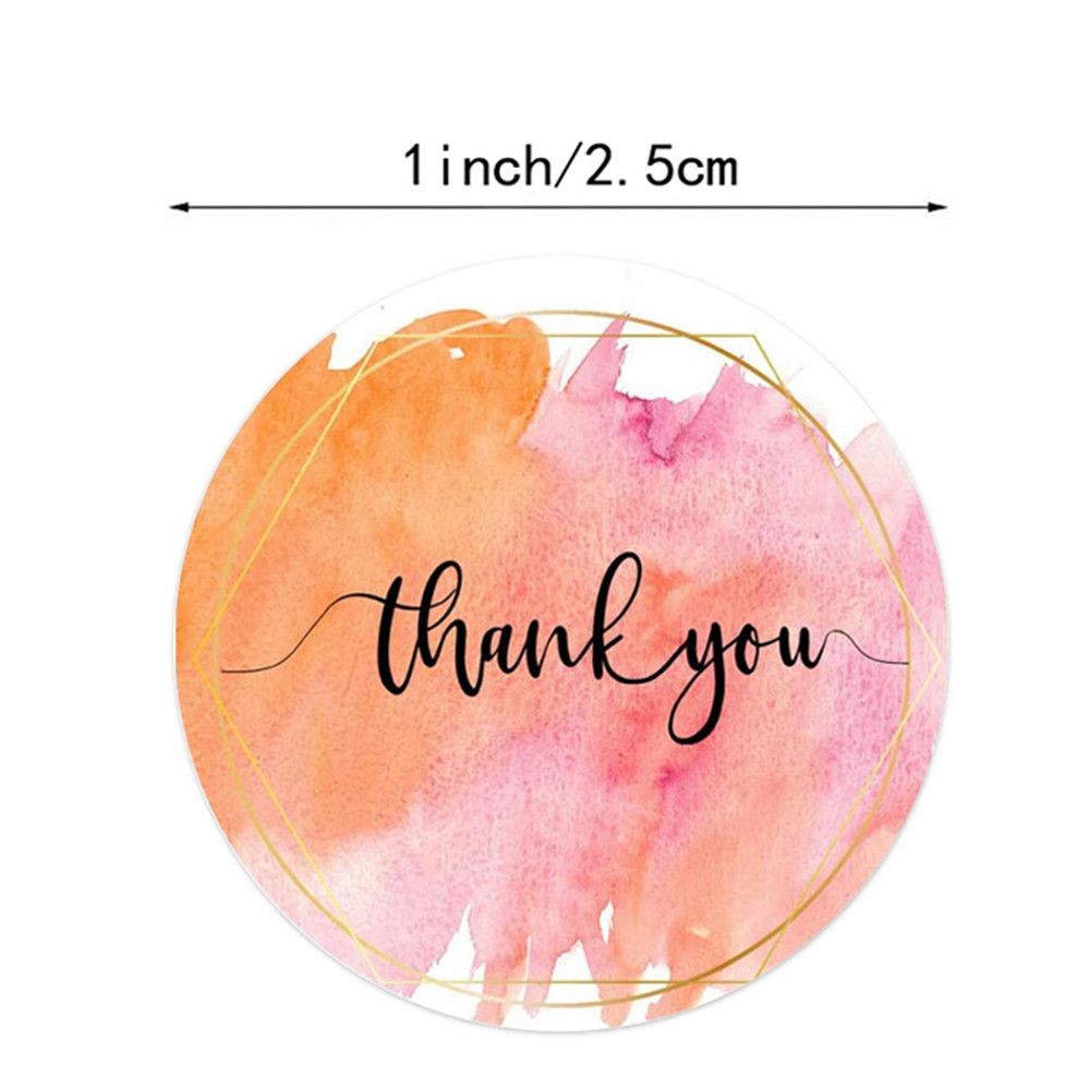 100-500 Pcs Thank You Stickers - Stationery Supply Business 评论和价格