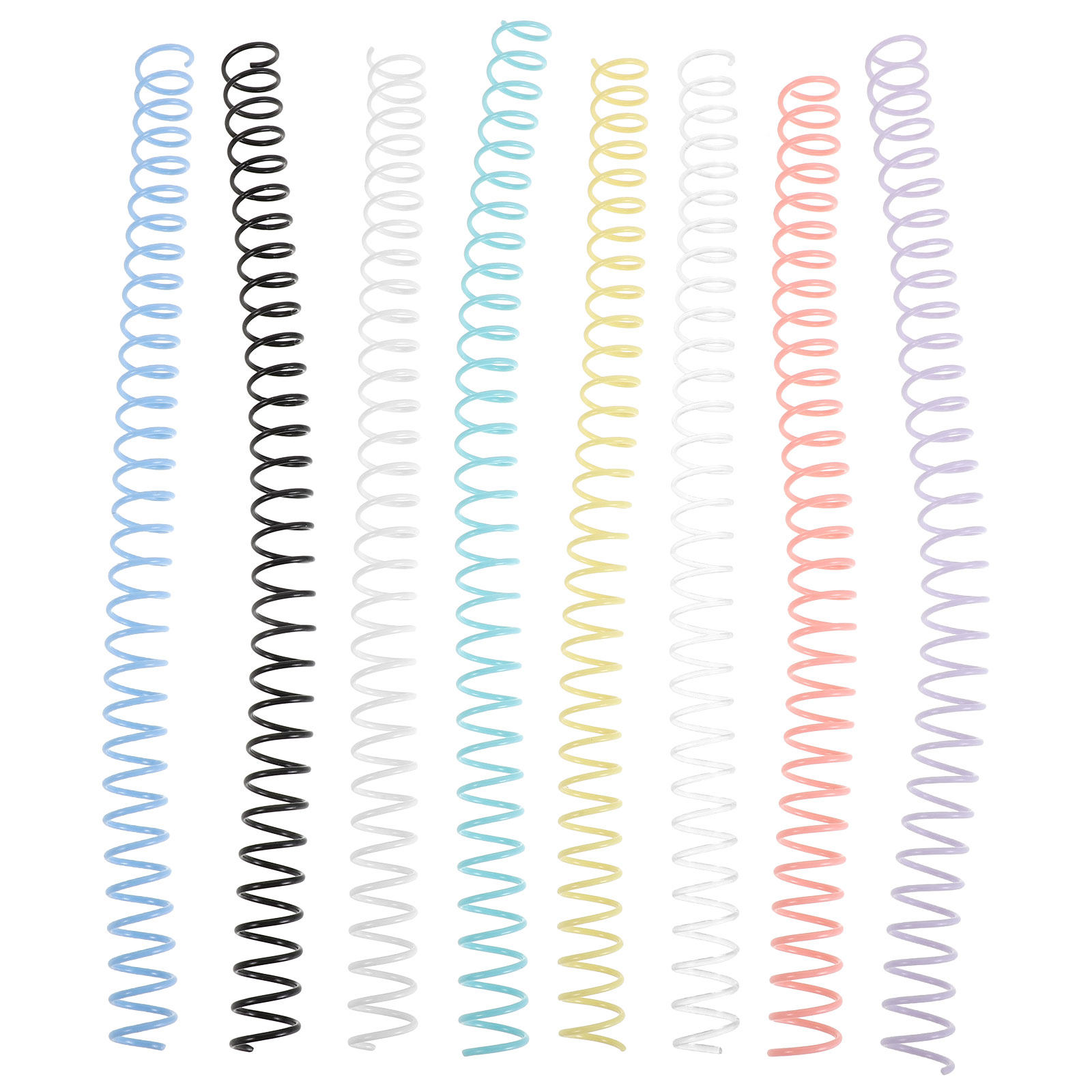 8Pcs Plastic Spiral Binding Co - Binding Comb Plastic 评论和价格