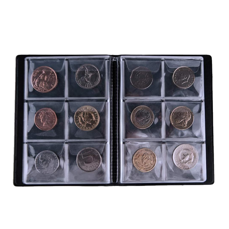 60Pocket Coin Collection Album - Binding Comb Plastic 评论和价格