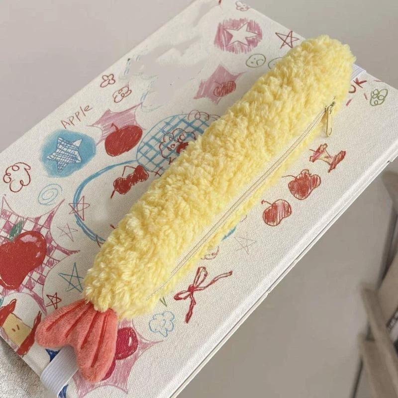 Adorable Shrimp Tail Plush Pen - Ideal Stationery & Office Supply 评论和价格