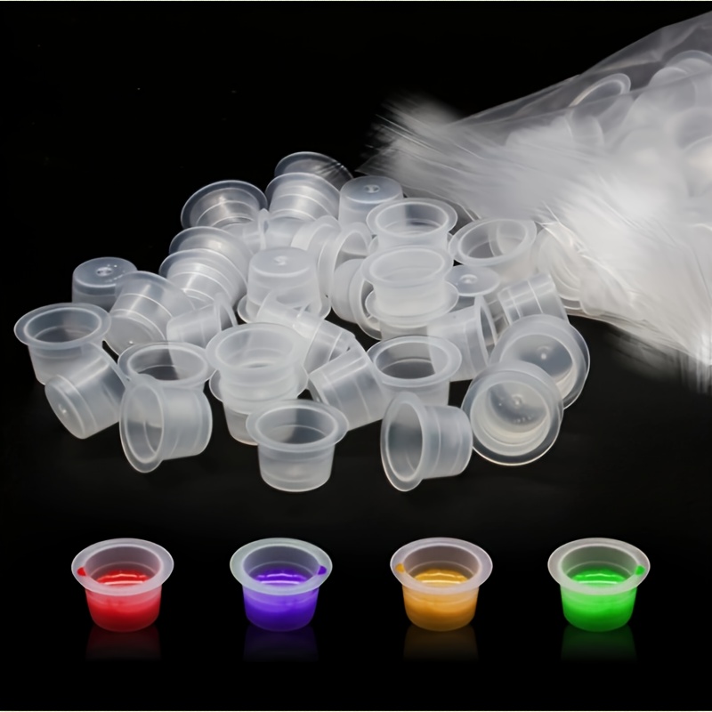 100/1000pcs Tattoo Large Mediu - Calligraphy Ink Bottle 评论和价格