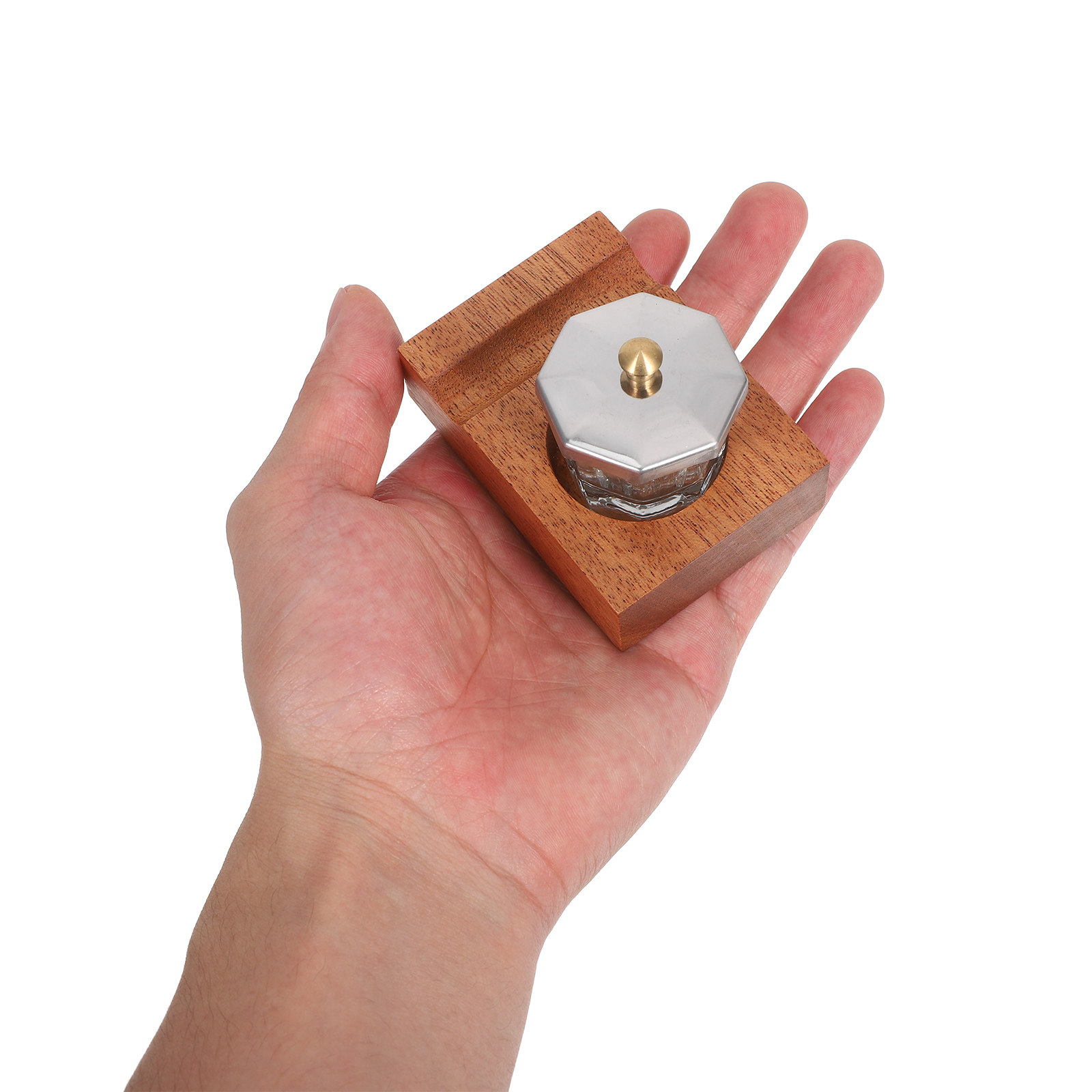 1Set Wooden Dip Pen Stand Call - Calligraphy Ink Bottle 评论和价格