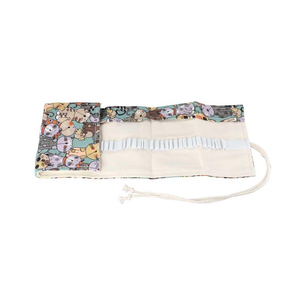 Creative Boys Girls Cute Cat R - Pen Pouch Roll 评论和价格