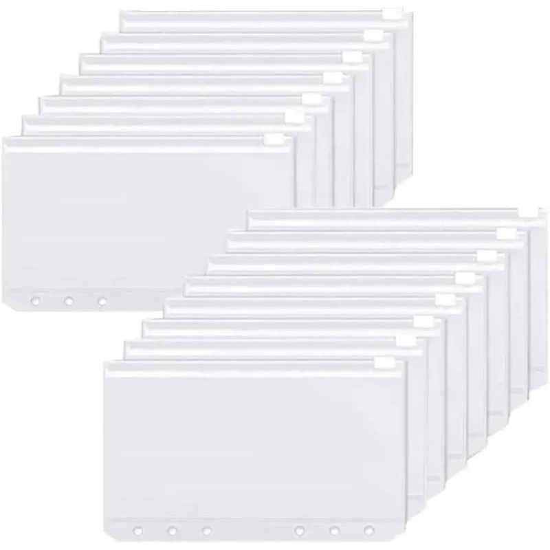 6-30PCS Binder Pockets A6 6-Ho - Planner Weekly Budget 评论和价格
