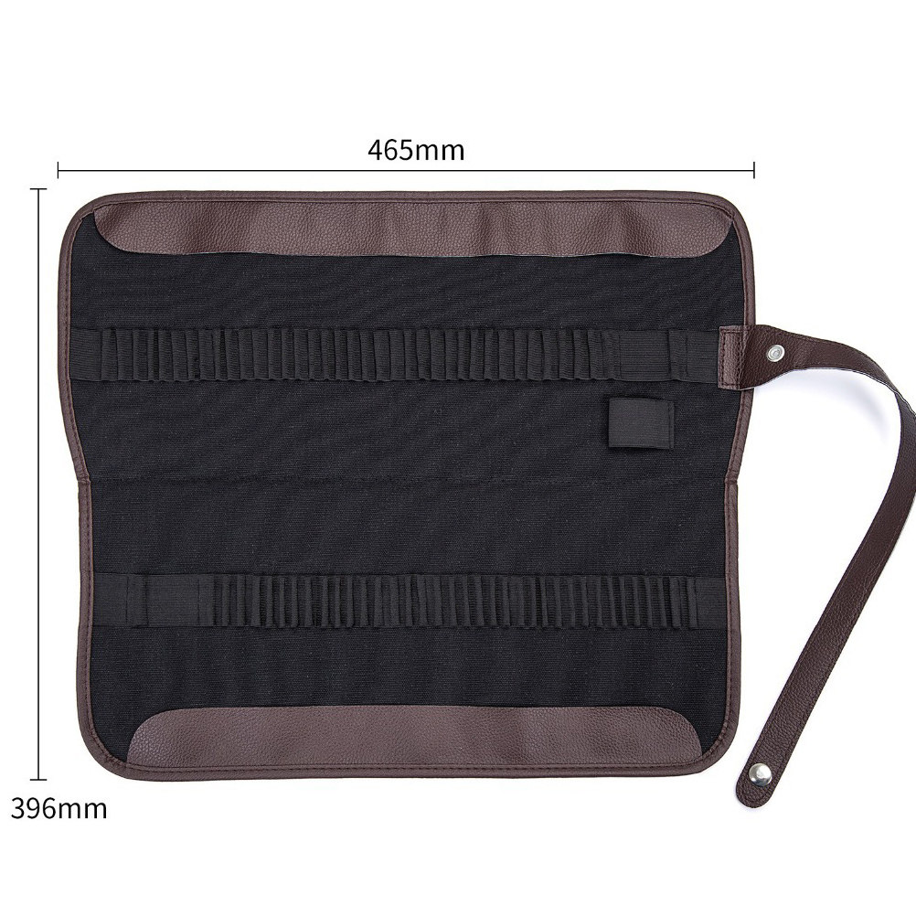 72 Slot Canvas Pencil Roll Up  - Pen Pouch Roll 评论和价格