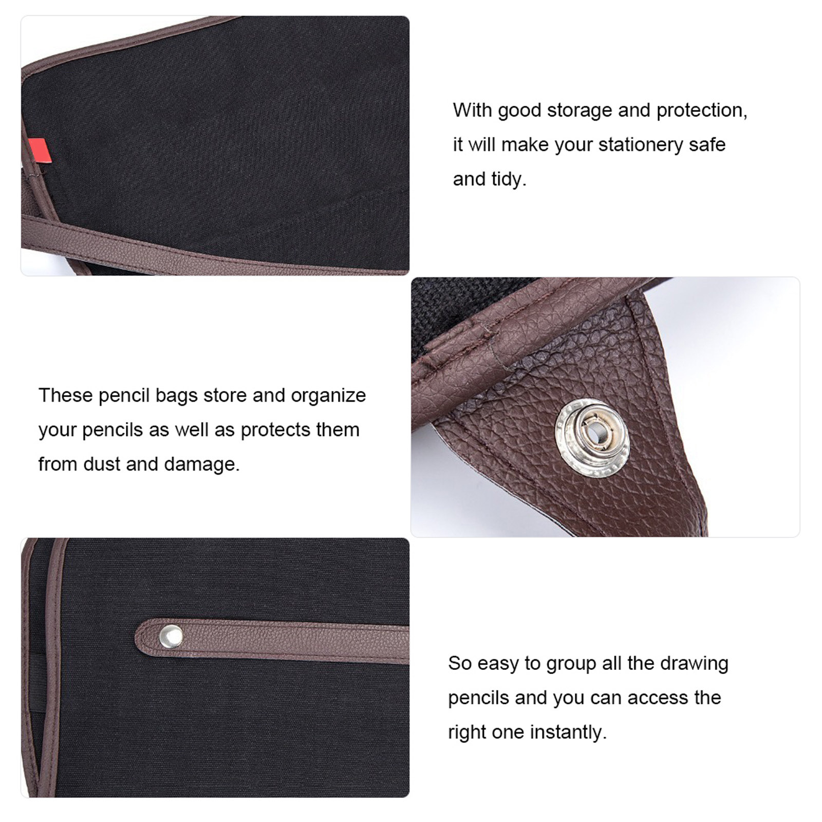 72 Slot Canvas Pencil Roll Up  - Pen Pouch Roll 评论和价格